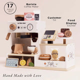 Wooden Barista Cafe Shop 18pc