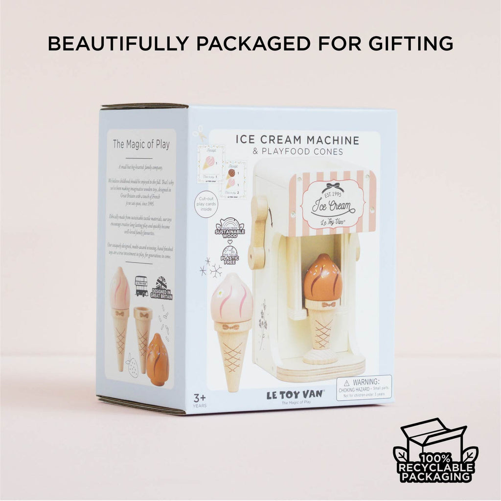 Ice Cream Machine & Playfood Cones