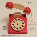 Vintage Wooden Telephone