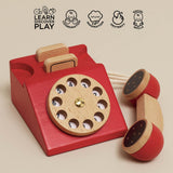Vintage Wooden Telephone