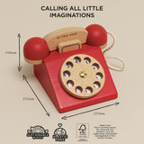 Vintage Wooden Telephone