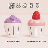 Cupcakes Play Food Set 4pc