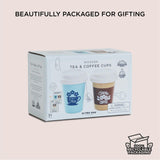 Wooden Tea & Coffee Cups 2pc