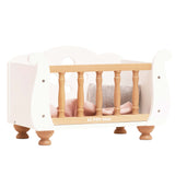 Dolls Wooden Sleigh Cot