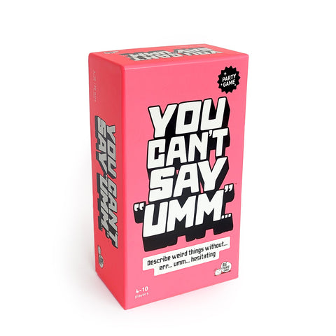 You Can't Say Umm: Family Party Game
