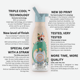 Cool Bottles Kids Reusable Thermal Bottle: Princess Kingdom 350ml