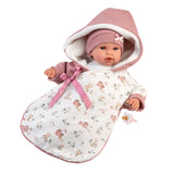 Llorens - Baby Girl Doll with Clothing & Sleeping Bag: Arianna 36cm