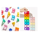 Mini Colourful Magnetic Tiles 66pc