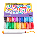 Wash Power Ultra Washable Markers: 24 Colours