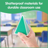 Folding 2D/3D Geometric Solids 8cm 12 shapes, 24pc