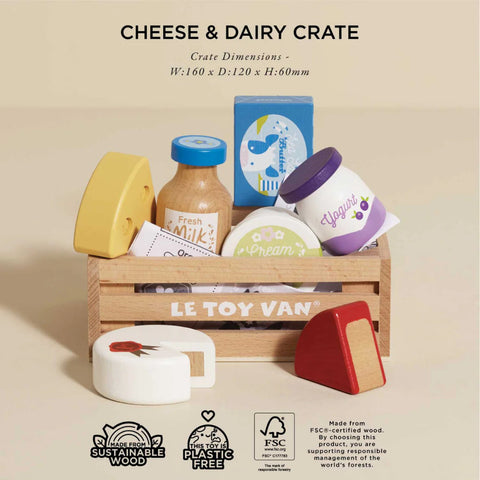 Cheese & Dairy Market Crate 8pc