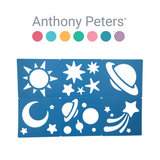 Stencils: Stars And Planets 6pc
