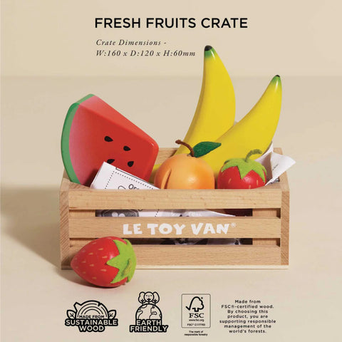 Fruits 5 A Day Market Crate 7pc