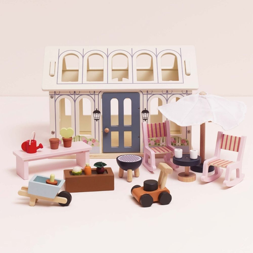 Wooden Dolls House Conservatory