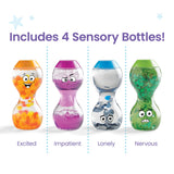 Express Your Feelings® Sensory Bottles - Excited, Nervous, Lonely, and Impatient