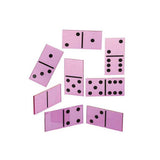 Dominoes Double-6 Plastic Transparent 28pc