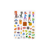 Silicone Sticker Book: Animal Market