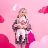 Llorens - Baby Girl with Laughing Mechanism, Clothing & Cushion: Mimi 42cm