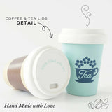 Wooden Tea & Coffee Cups 2pc