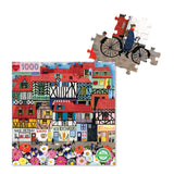 Whimsical Village Puzzle 1000pc