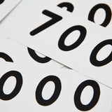 Flard Cards: 1-90000 Precut (Place Value Cards)