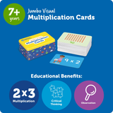 Jumbo Visual Multiplication Cards