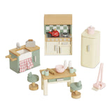 Wooden Dolls House Kitchen 20pc