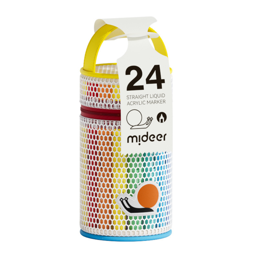 Straight Liquid Acrylic Markers: 24 Colours