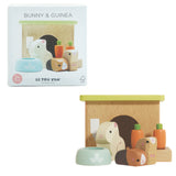 Bunny & Guinea Pet Animal Set 5pc