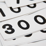 Flard Cards: 1-90000 Precut (Place Value Cards)