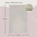 Hakuna Matte Cloud Soft Children’s Carpet: Grey 2m x 1.5m