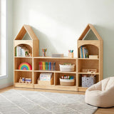 Wooden 2-Shelf Storage & Organiser 60 x 90cm