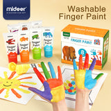Finger Paint Tube Set: 8 Colours 60ml