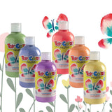 Colourbox 6 Bottles Pastel Shades Superwashable Ready Tempera 500ml