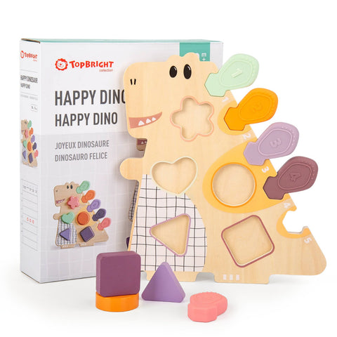 Happy Dino: Shape Sorter 16pc