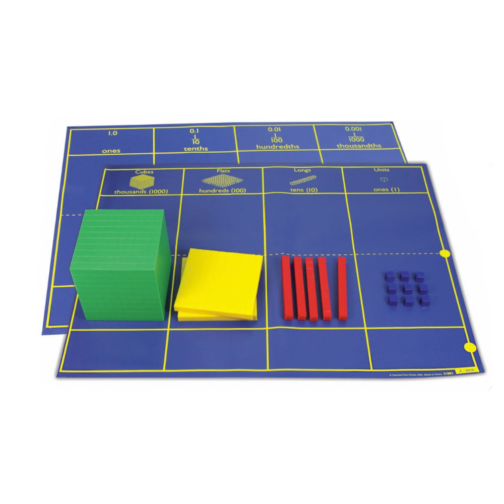 Double-Sided Base Ten Mat