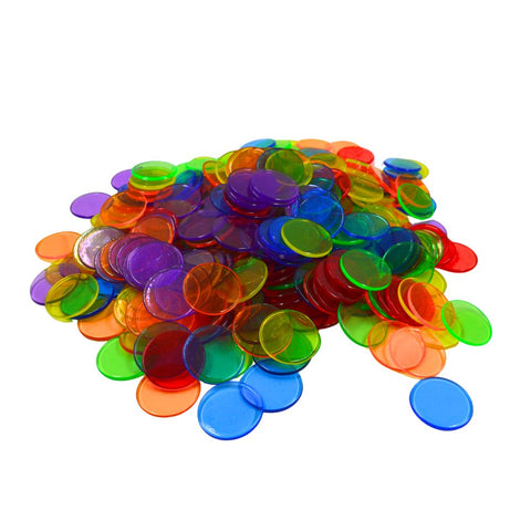 Translucent Round Counters 16mm 500pc