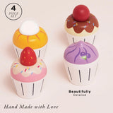 Cupcakes Play Food Set 4pc