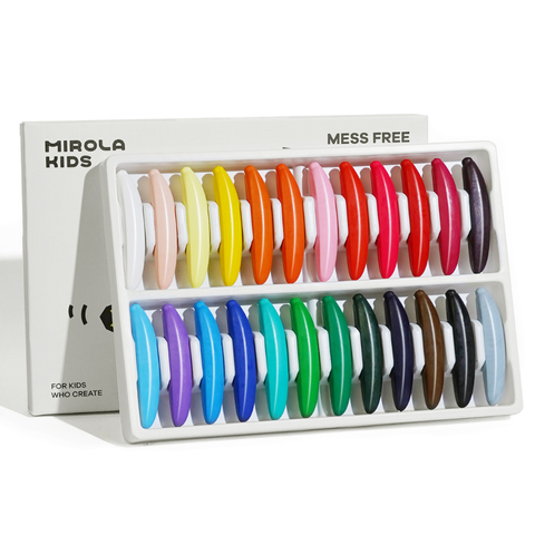 Beeswax Crayons Banana Shape 24 Colours