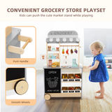 Wooden Grocery Store with Accessories