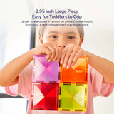 Colourful Magnetic Tiles: Cold Colour 20pc