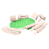 Wooden Dough Tool Set 12pc