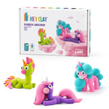 Hey Clay - Rainbow Unicorns:  Brighty, Cloudy, Sparky
