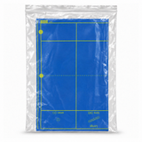 Blue maths mat packaging with both front stickers removed