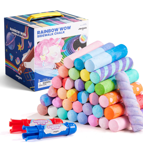Rainbow WOW Sidewalk Chalk 36pc
