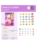 Fashion Nail Stickers: Princess Banquet 300pc