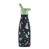 Cool Bottles Kids Reusable Thermal Bottle: Space Rockets 260ml