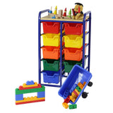 Roll & Storage Bin Organiser - 10 Flat Bin
