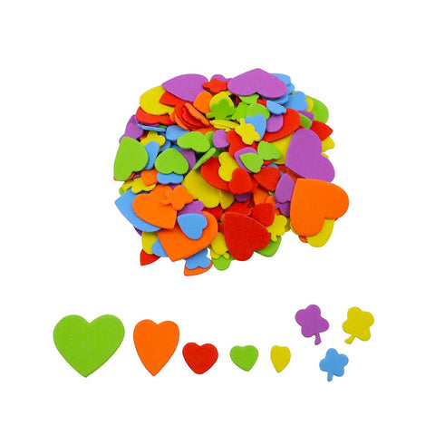 Foam Hearts & Flowers 250g