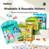 Reusable Jelly Sticker Set: Incredible Aquarium 43pc